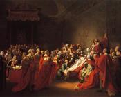 约翰 辛格顿 科普利 : The Collapse of the Earl of Chatham in the House of Lords (The Death of the Earl of Chatham)